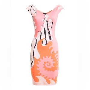 Just Cavalli Seahorse print dress. Size 44. NWT
